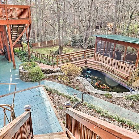 Asheville Mountain Getaway With Patio And Koi Pond! Ngoại thất bức ảnh